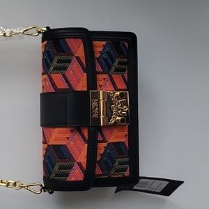 RARE! MCM Gretl Mini Vintage Cube Jaquard Crossbody